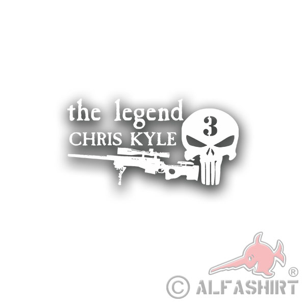 Sniper Legend Car Sticker Sniper America 35x18cm # A3990