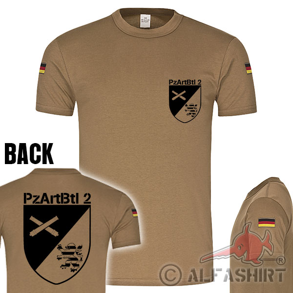 PzArtBtl 2 Tank artillery battalion Hessisch Lichtenau BW tropical shirt # 17550