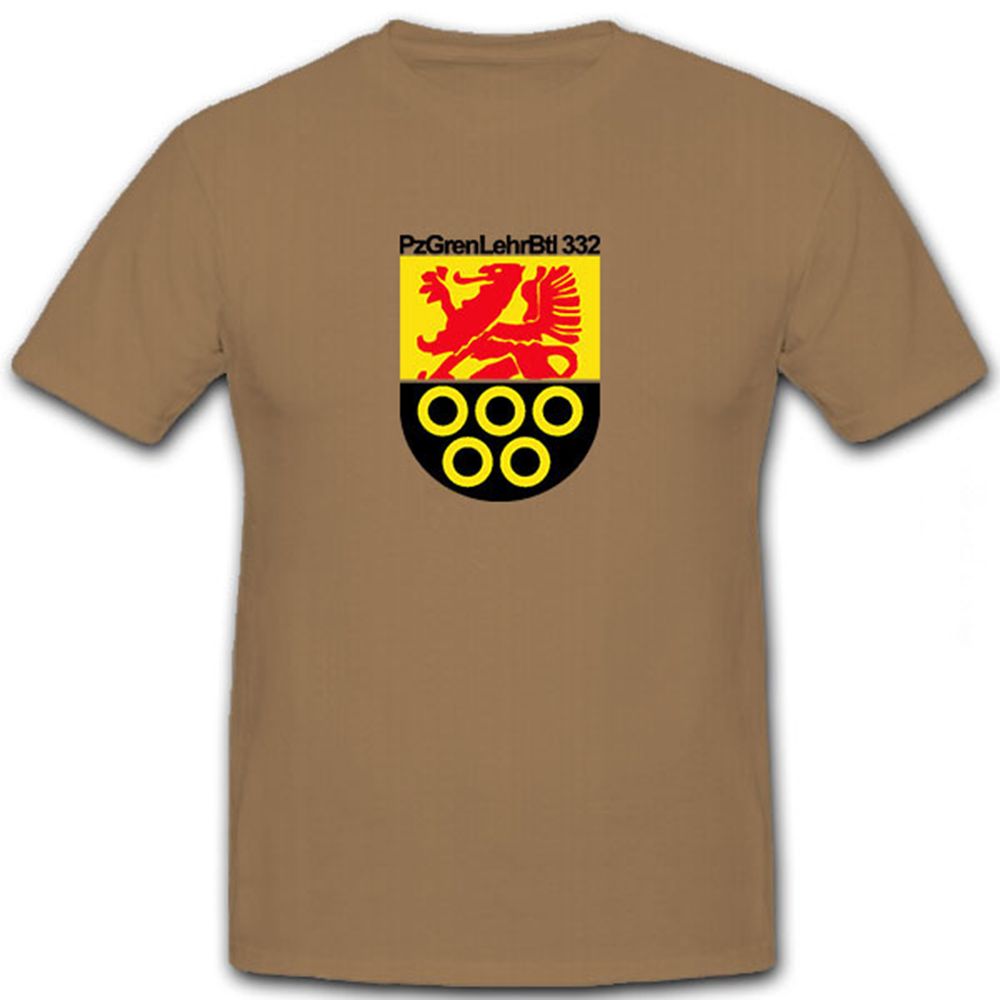 PzGrenLBtl332 Bundeswehr Emblem PanzerGrenadierLehrBataillon- T Shirt #6578