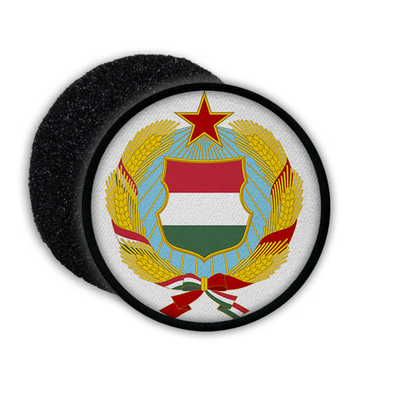 Patch Coat of Arms of Hungary Aufnäher Stern Korn Abzeichen Wappen#22251