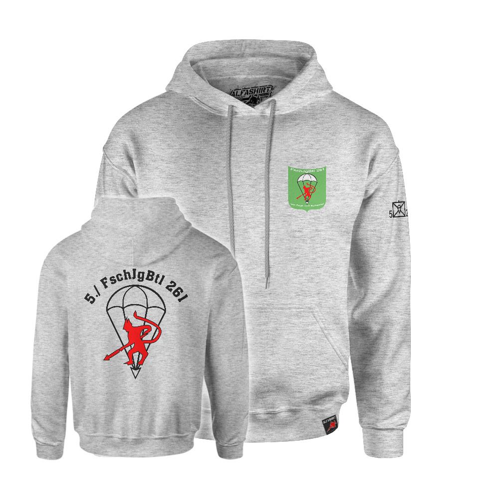 Hoodie 5. Kompanie FschJgBtl 261 Fallschirmjäger Bataillon TZ #48028