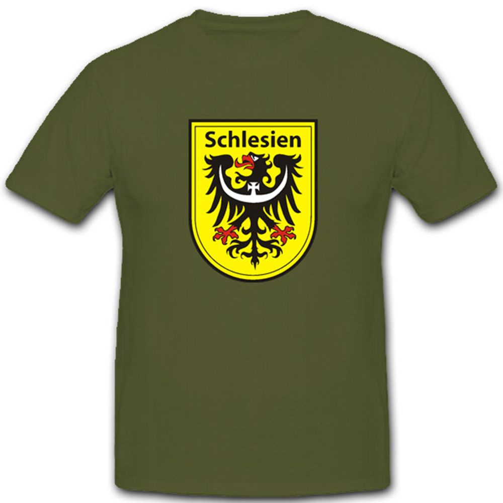 Schlesien Polen Deutschland Wappen Abzeichen Emblem - T Shirt #2156