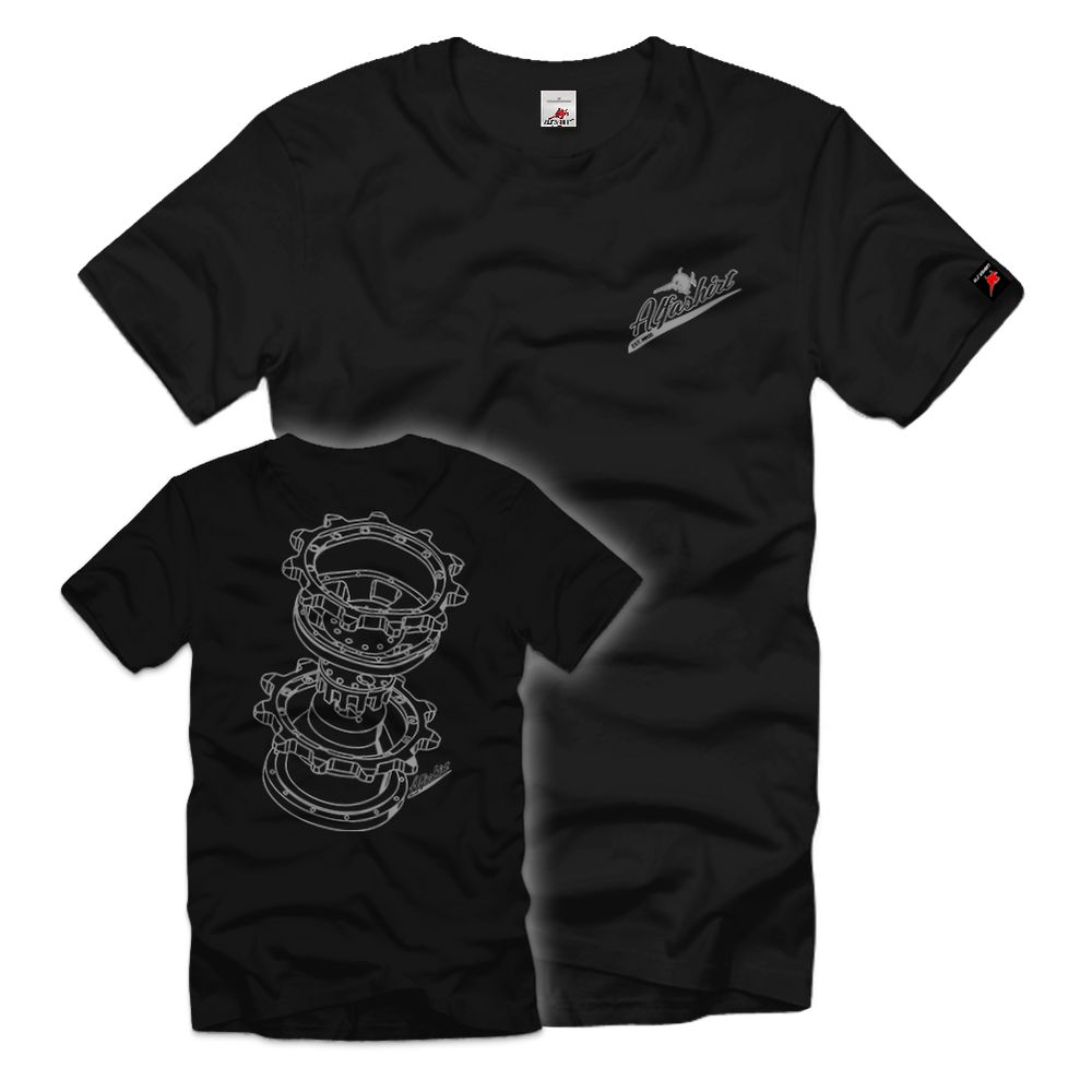Alfashirt Est 2011 Zahnkranz Leopard 1 Panzer Hurra WOT Tanks T Shirt#33132