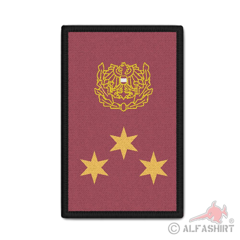 Rank Patch Polizei Österreich Hauptmann (Hptm) Rang Dienstrang 9,8 x 6cm#37141