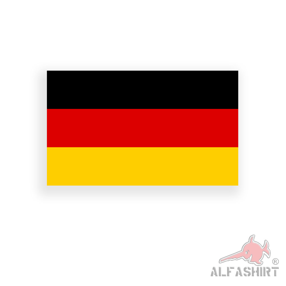 Sticker Germany Flag Federal Republic of Germany 12x7cm A2664