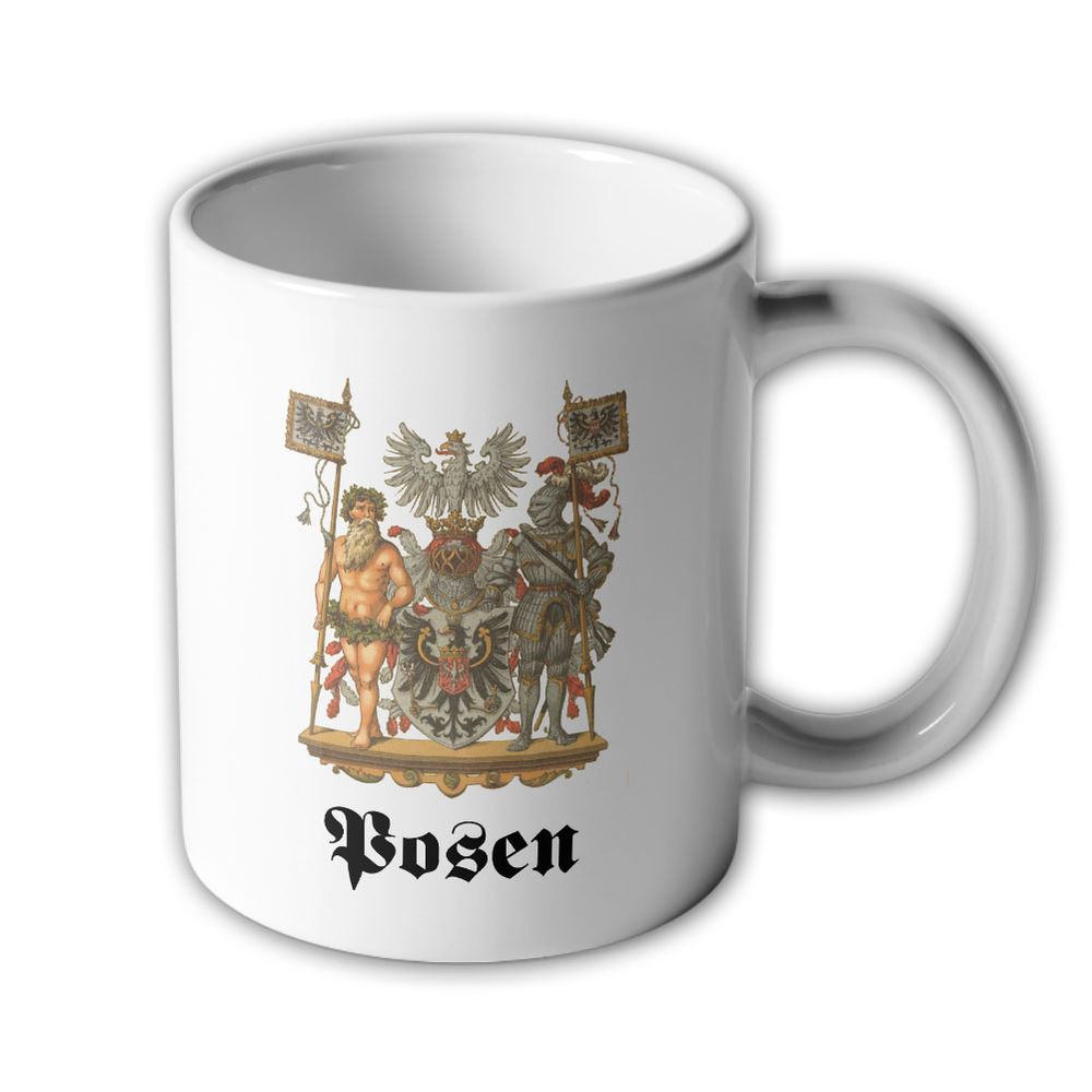 Tasse - Preußische Provinz Posen Kaiserreich Deutsch Land Andenken #9482