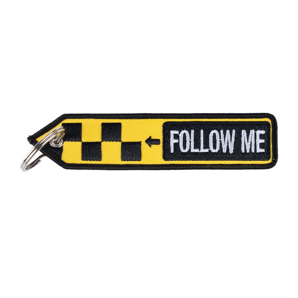 Schlüsselanhänger Follow Me Lotsen Car Auto Flughafen Pilot 12,5x2,5cm #42122
