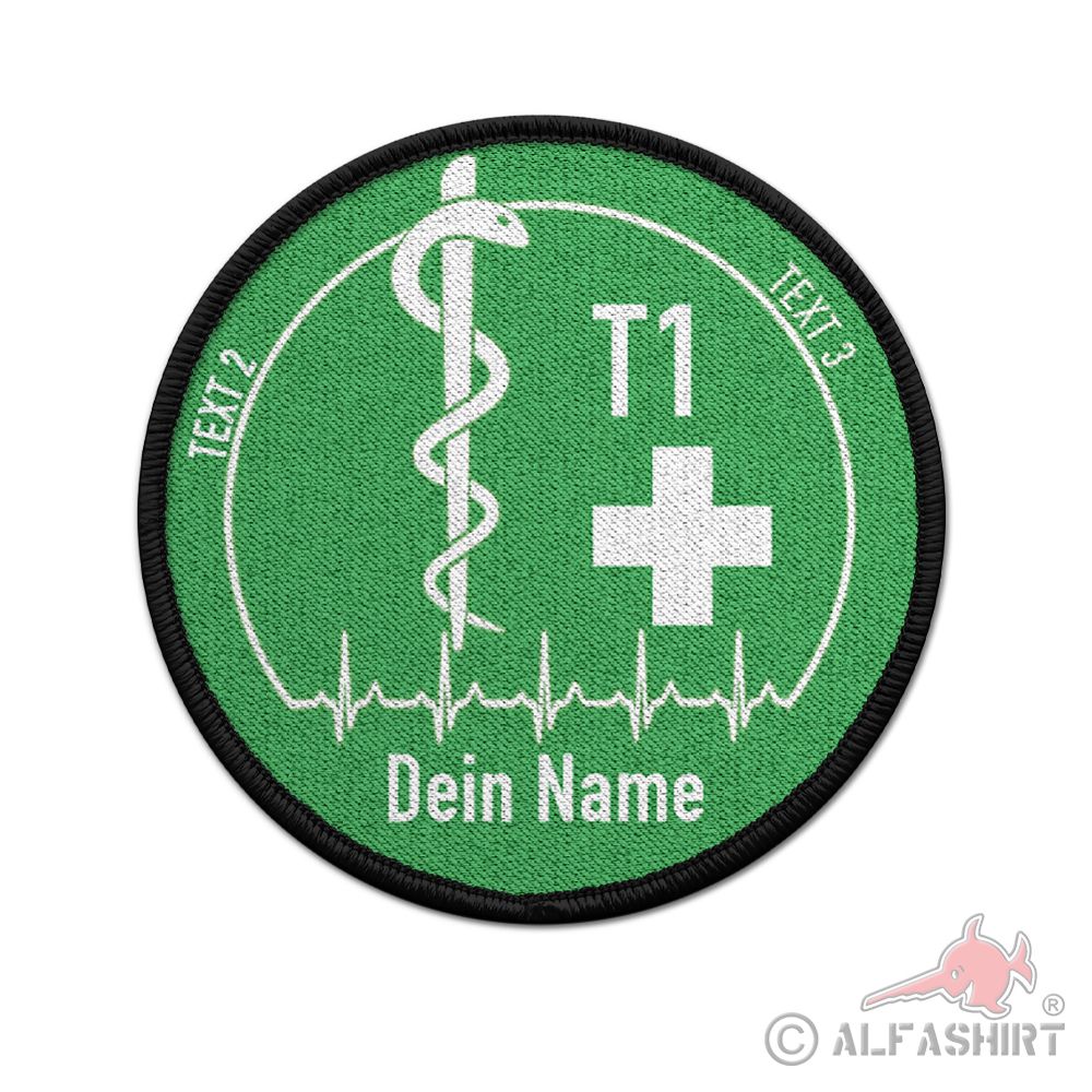 Patch Medical Personalisiert Rettungssanitäter NFS Abzeichen Service #40013