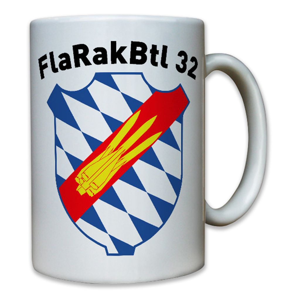 FlaRakBtl 32 Flugabwehr Flugabwehrraketenbataillon Bundeswehr Bw - Tasse #8546