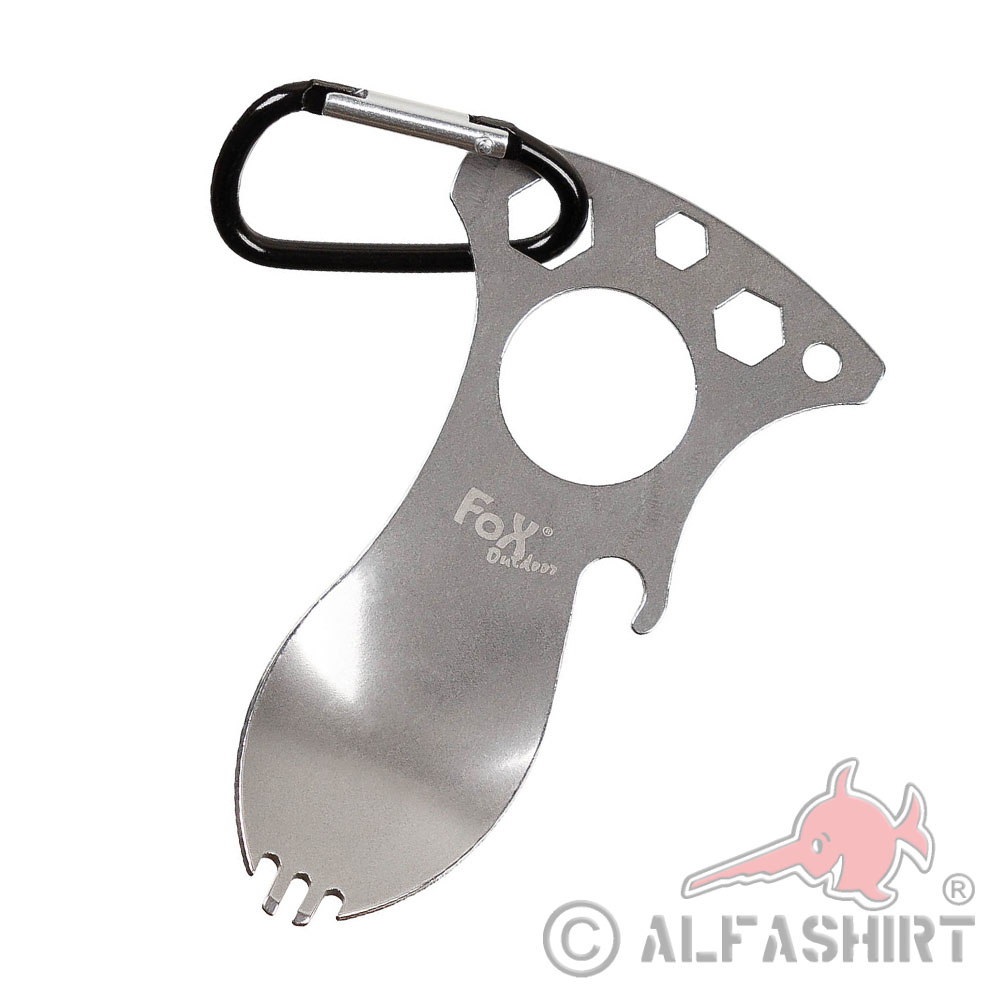 Multifunktions Werkzeug Göffel EDC Survival Camping essen Besteck Tool #37332