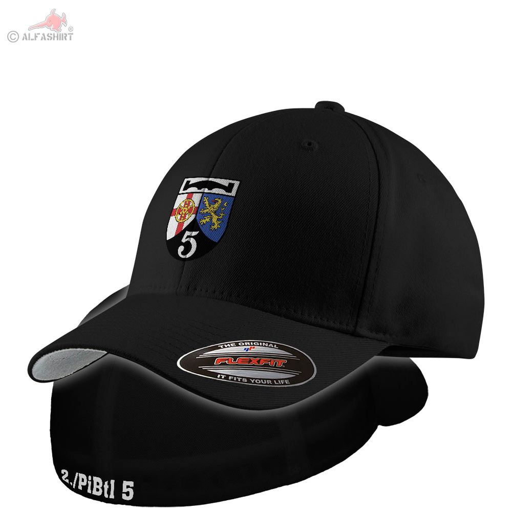 Flexfit 2 PiBtl 5 Bundeswehr Pioneer Battalion Lahnstein Coat of Arms Cap #44522
