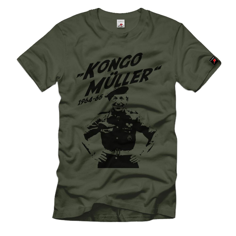 Congo Mueller Mercenary Siegfried Müller 1960s Africa Simba T-Shirt # 15439