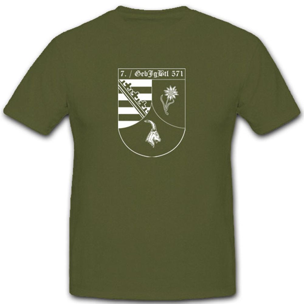 Deutschland Gebirgsjägerbataillon Bundeswehr Wappen - T Shirt #4079