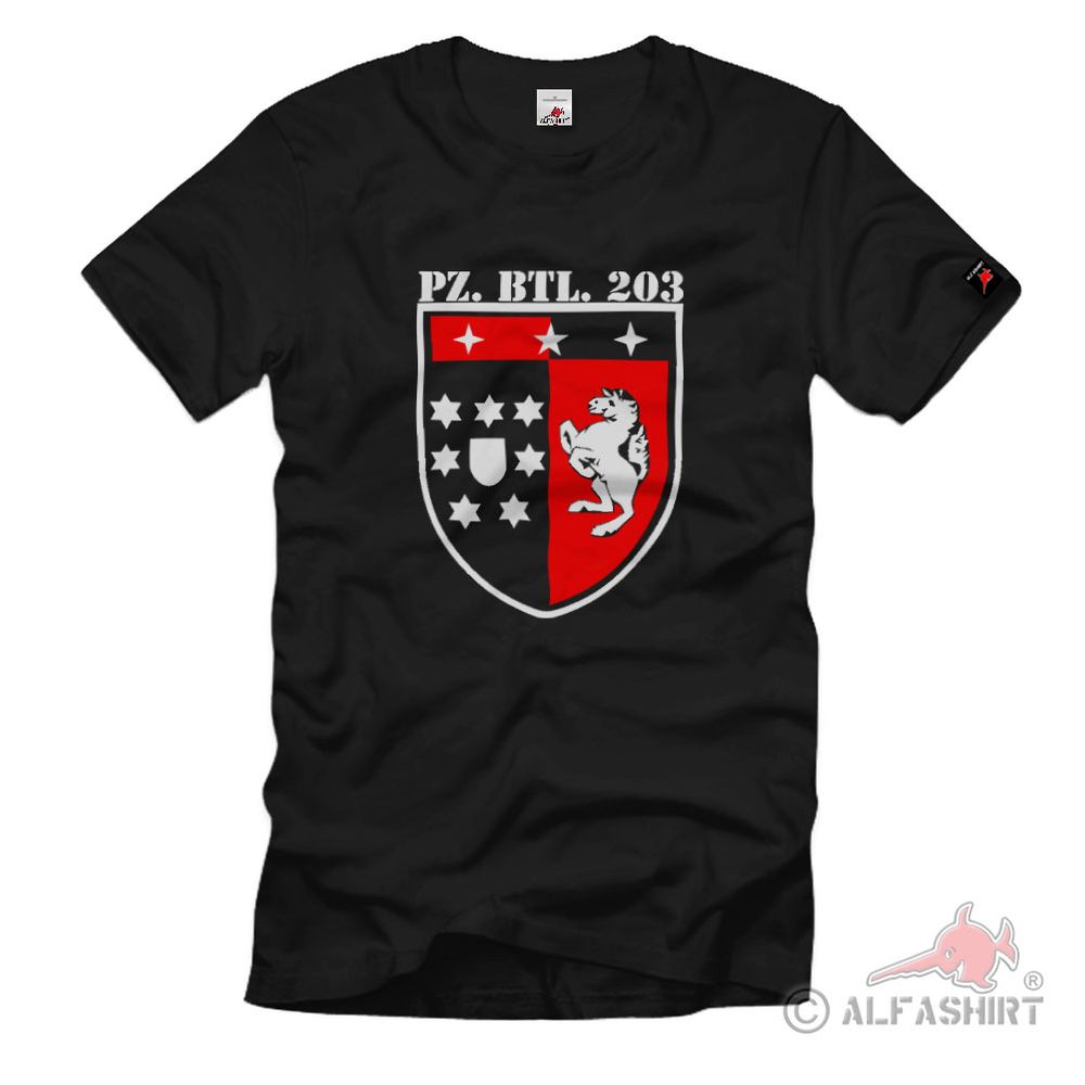 Pz Btl 203 Panzer Bataillon Bundeswehr BW Heer Kompanie - T Shirt #823