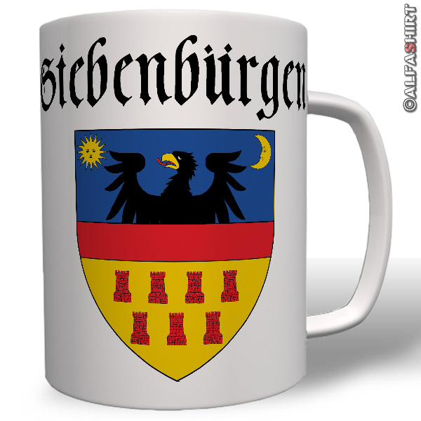 Siebenbürgen Historisches Wappen von 1659 bis 1867 Tasse #16949