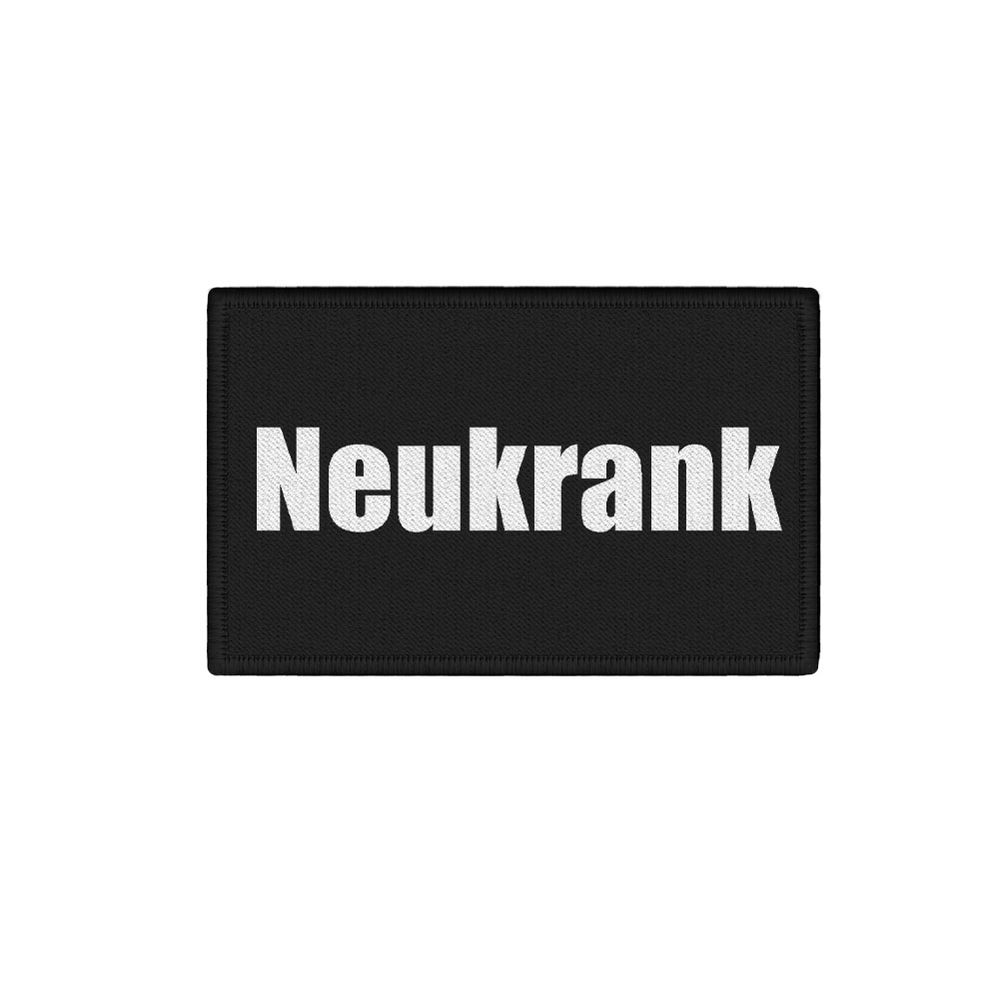 Patch 7,5x4,5cm Neukrank Soldat krank fußkrank Meldung Truppenarzt #42757