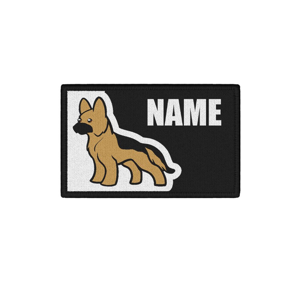 Patch 7.5x4.5 German Shepherd Name Service Dog Dogs Bundeswehr # 34985