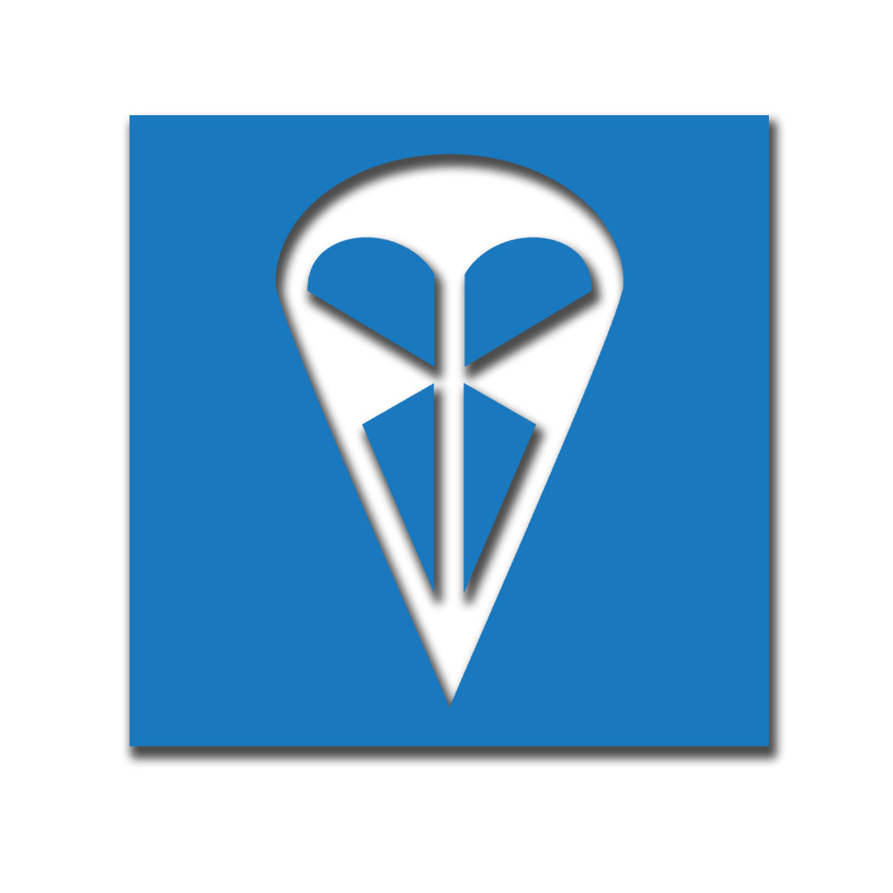 Lackierschablone Aufkleber 21x13cm I. Fallschirmkorps WH Luftwaffe Italien#A6970