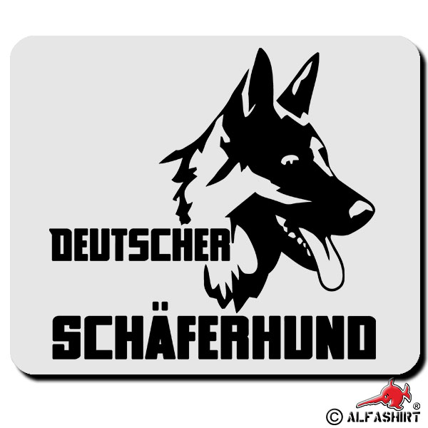 Deutscher Schäferhund Hund Wachhund DSH Hundezüchter Mauspad Mousepad PC #17140