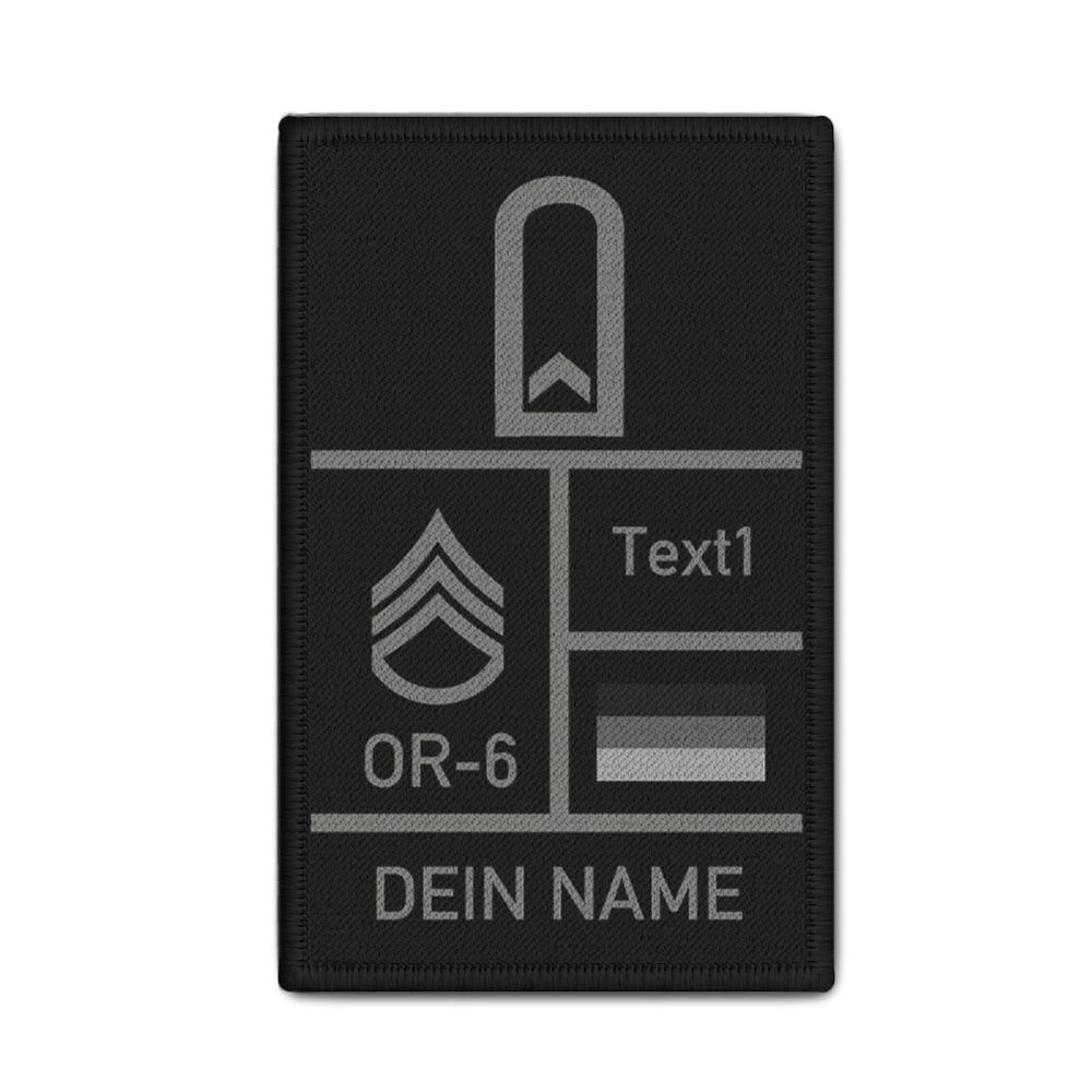 Rank Patch BW Feldwebel Fw Rank Group Service Badge Uniform #46330