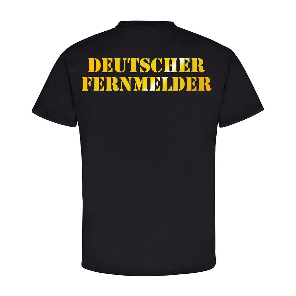 deutscher Fernmelder Soldat Skull Totenkopf Barett - T Shirt #5605