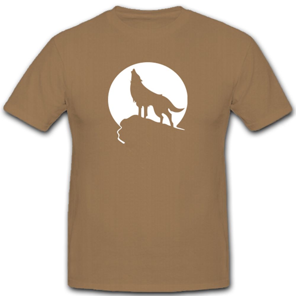 Wolf animals wilderness moon moonshine howling wolf animals - T Shirt # 11505