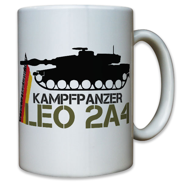 Leo 2A4 Leopard 2 Kampfpanzer Panzermann Soldat Panzer - Tasse #10206 t