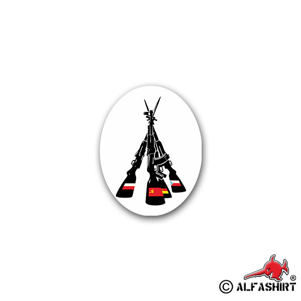 Aufkleber/Sticker Klassenbrüder Waffenbrüder Warschauer Pakt Polen 6x7cm A1793