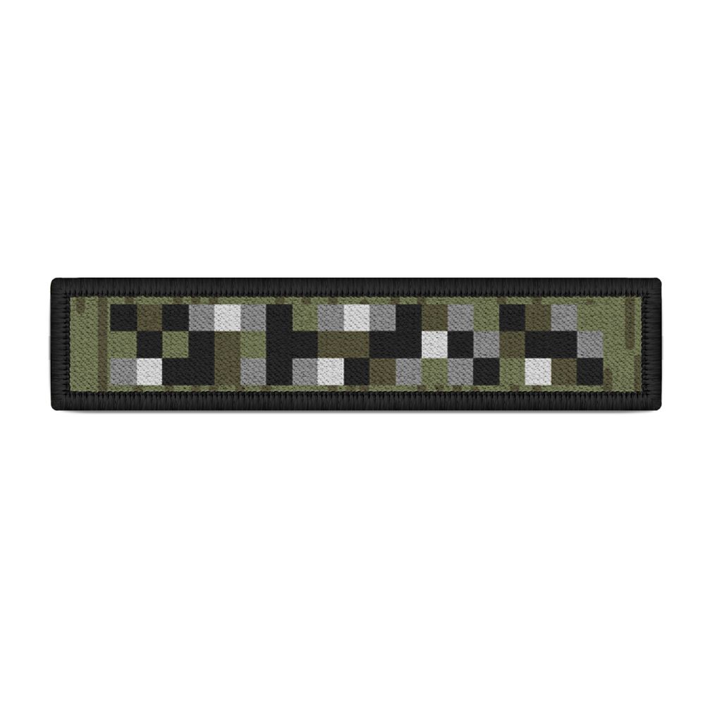 Name strip Patch Pixel NVA camouflaged pixelated DDR Stasi special forces # 34909