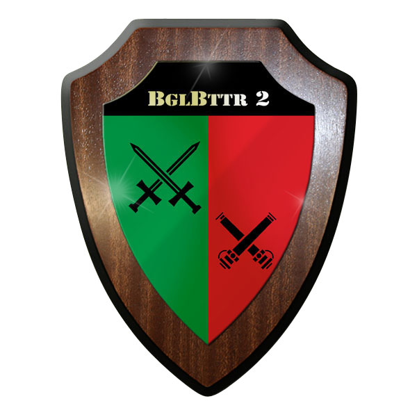 Wappenschild - BglBttr 2 Begleit Batterie 2 Bundeswehr Bund Bw Soldaten - #11718