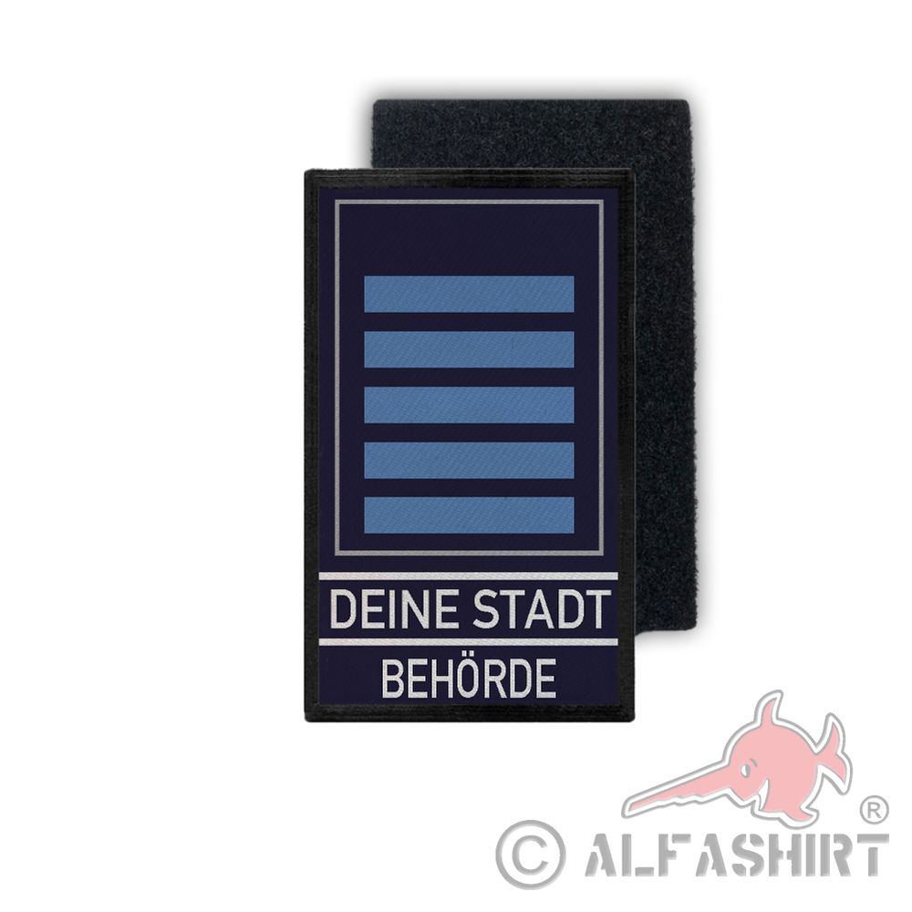 Rank Patch Ordnungsamt Personalisiert Dienst-Grad-Abzeichen Beamter  #36336