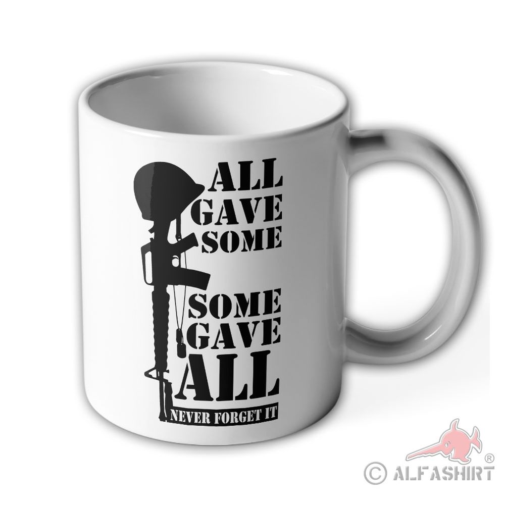 Tasse all gave some Soldat fallen Veteran Respekt Army Krieg Held US #36383