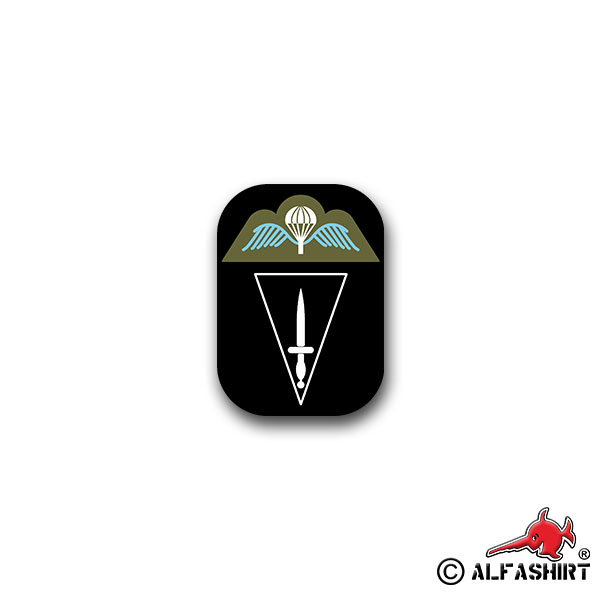 Aufkleber/Sticker Para Commando Brigade Belgien Heer Militär FschJg 5x7cm A1786