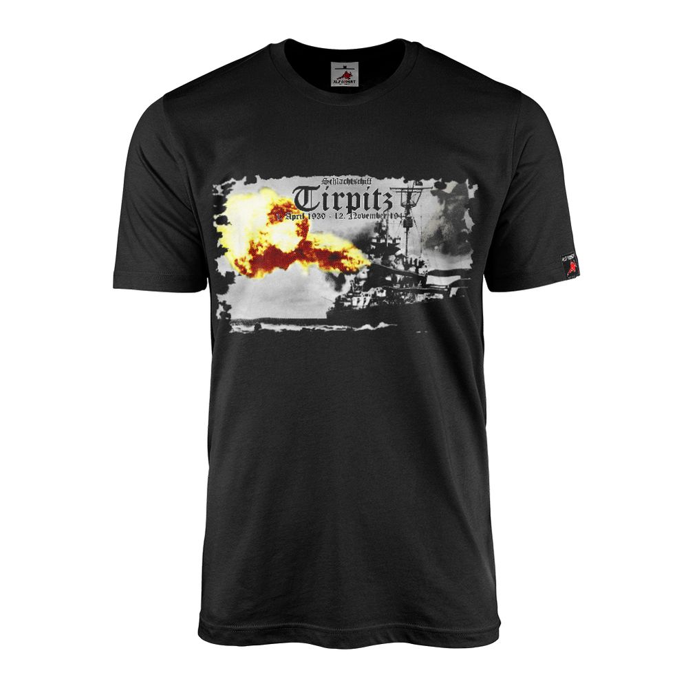 Schlachtschiff Tirpitz deutsche Marine Wk 2 Bismarck-Klasse - T Shirt #8605