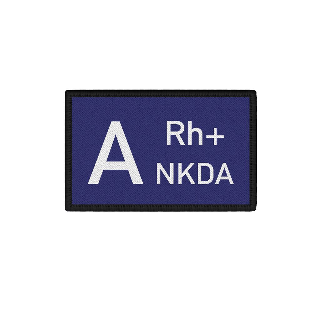 Blutgruppen SANITÄTER Patch NKDA Bundeswehr Uniform 7,5x4,5cm#31653
