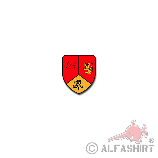 FlaRgt 1 Aufkleber Sticker Flugabwehr Regiment Bundeswehr Luftwaffe 6x7cm#A3915