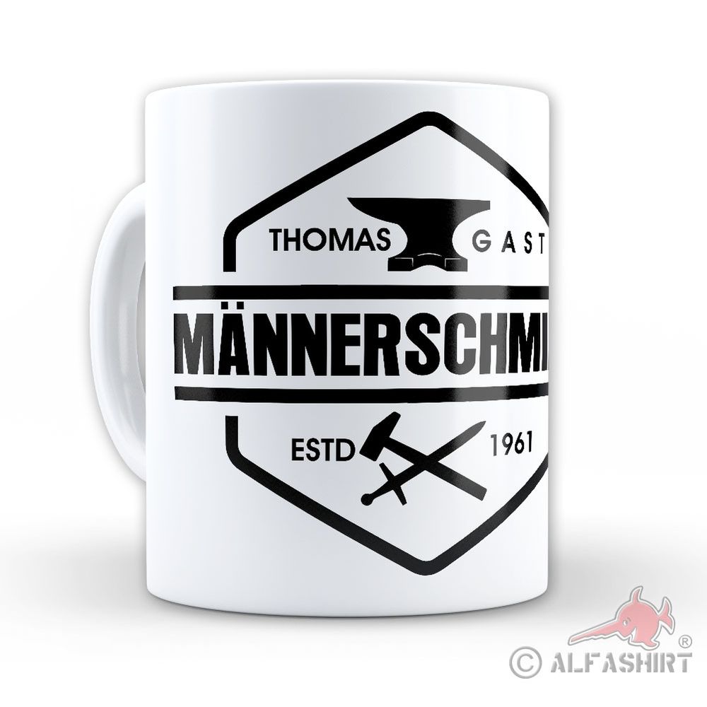 Tasse Thomas Gast Männerschmiede Kaffee Becher #36572