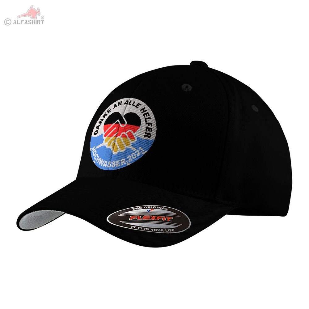 HW21 Flexfit Kappe Hochwasser 2021 Deutschand packt mit an! #37715