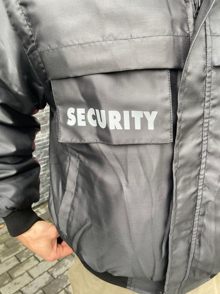 Security Jacke Sicherheitsdienst Türsteher Wachdienst Objektschutz Hundeführer Schnittfest #35722