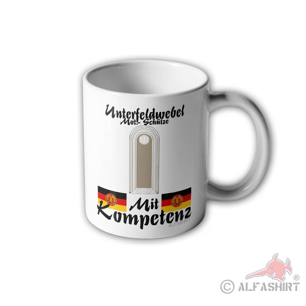 DDR Unterfeldwebel  mit Kompetenz Mot Schütze Dienstgrad Deutschland #31011