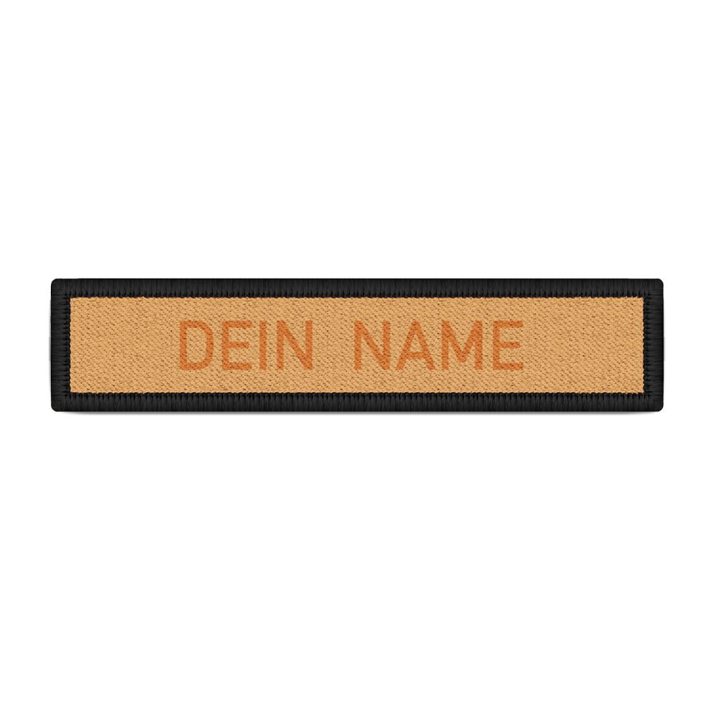 Name badge patch coyote-brown Name Uniform individual Bundeswehr # 31409