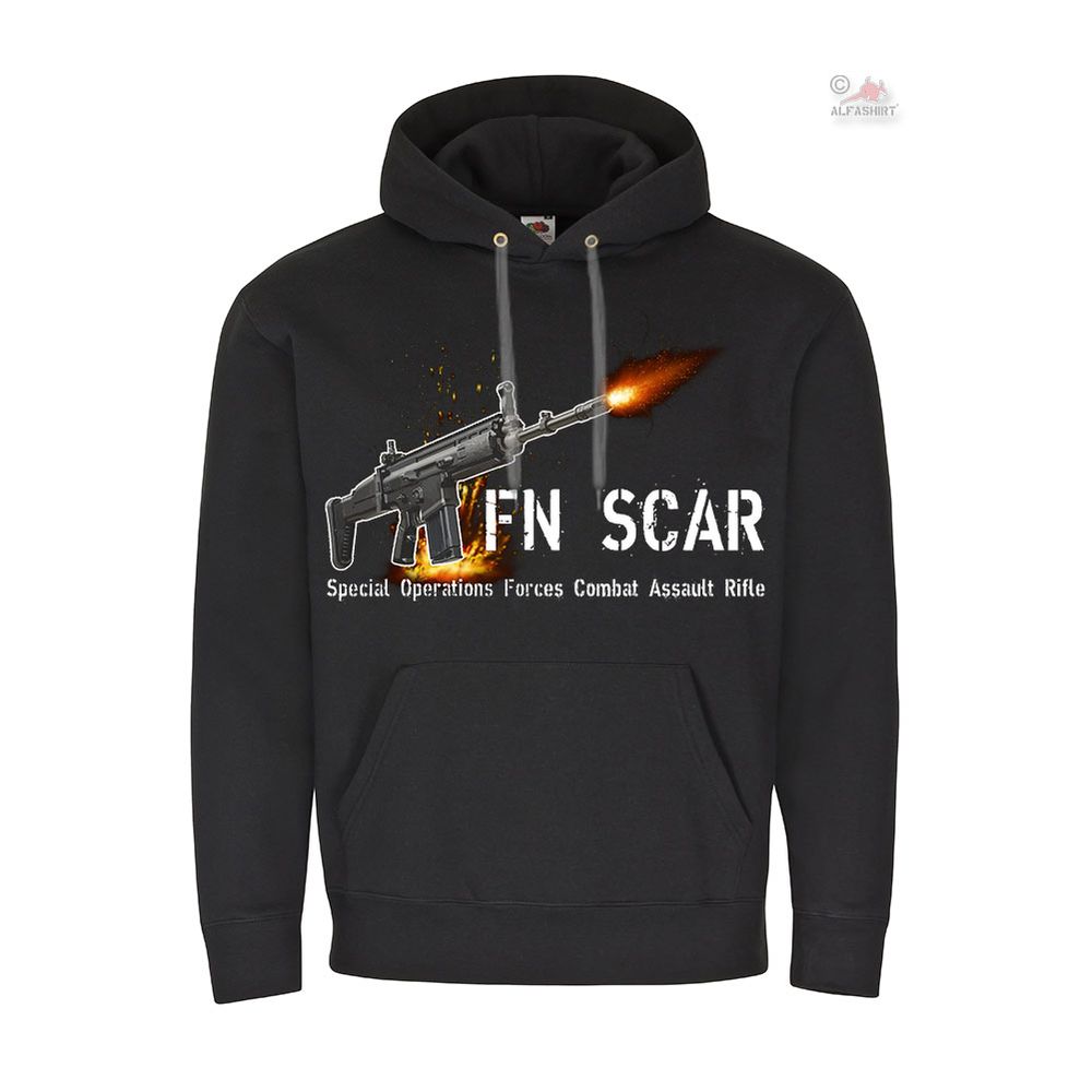 Special Operations Forces Combat Assault Rifle FN Scar Hoodie # 26662