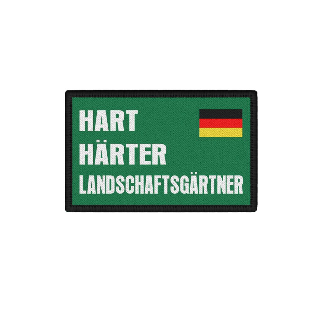 Patch Hart HÄRTER Landschaftsgärtner GaLaBau Gärtner Garten Job 7,5x4,5cm # 34237