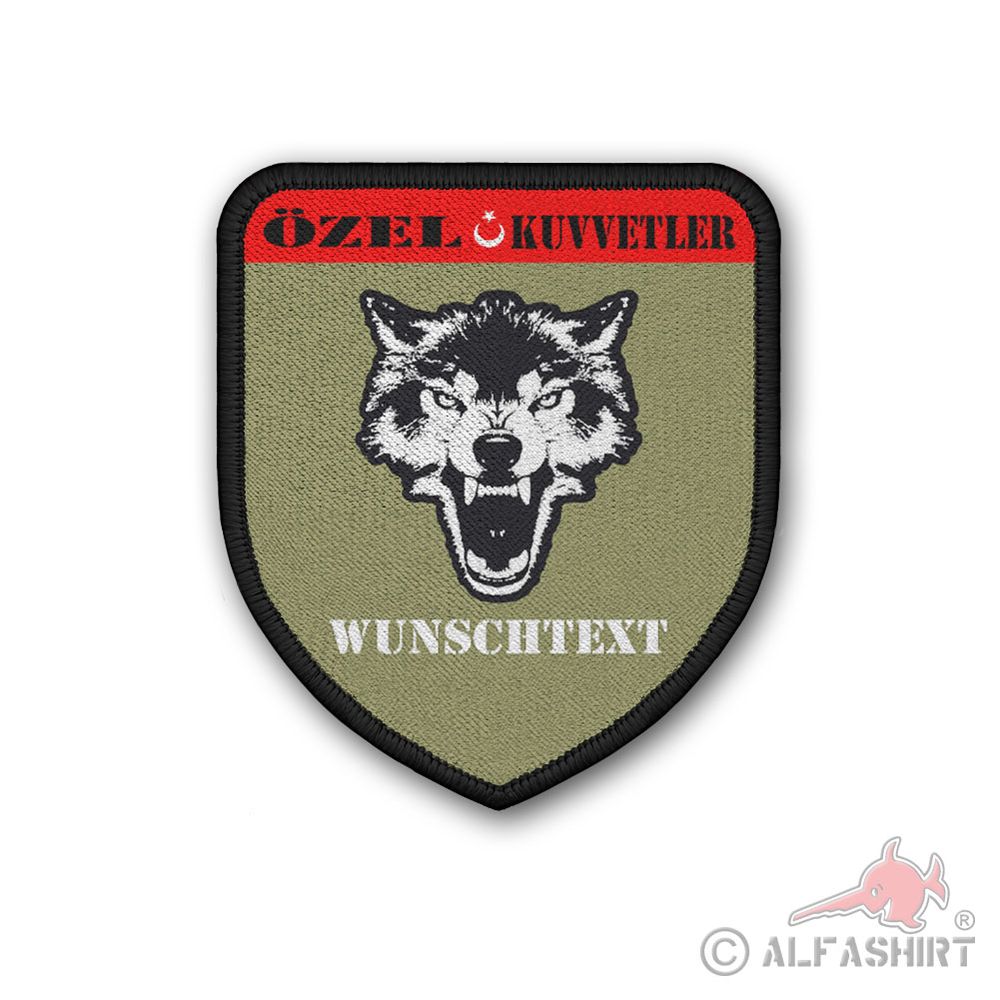Patch ÖZEL Kuvvetler customizable Coat of Arms Turkish Special Unit #40117