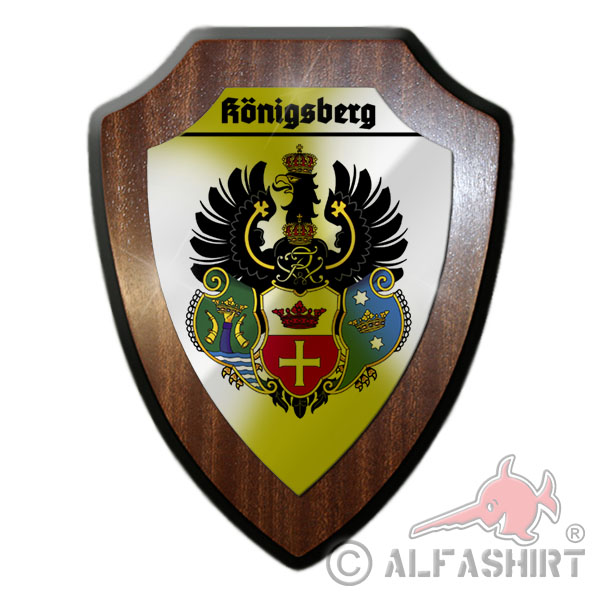 Heraldic shield / wall sign - Königsberg Prussia coat of arms city badge # 18572