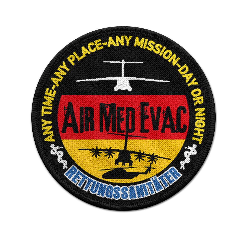 Patch Aufnäher Air Med Evac Rettungssanitäter SanDst Bundeswehr Sanitäter #22041