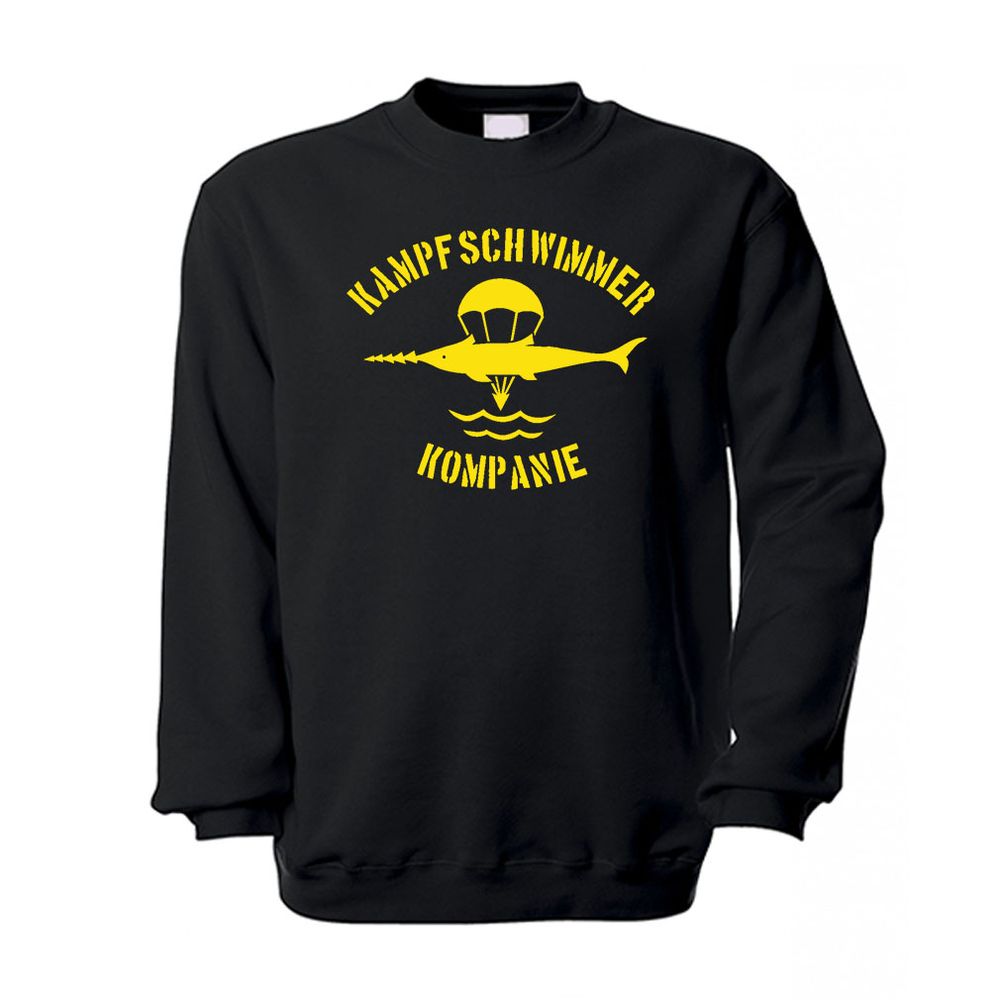 Kampfschwimmer Kompanie Bundeswehr Taucher Ekernförde Wappen - Pullover #4230