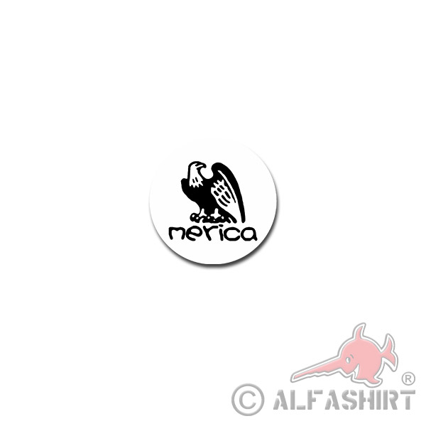 Merica Aufkleber Sticker USA United States Adler US Washington 7x7cm#A3985