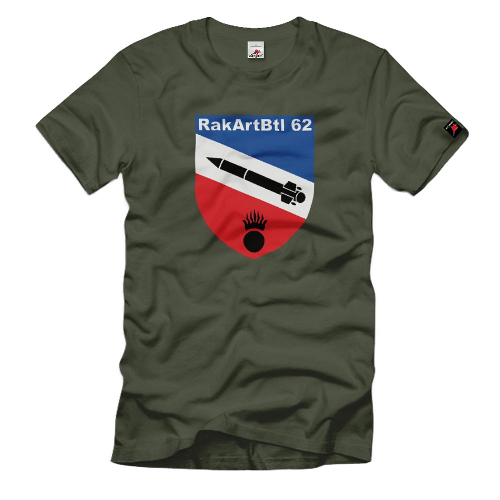 RakArtBtl 62 RAketenartilleriebataillon Herr Bundeswehr Bw Wappen  T Shirt #4717