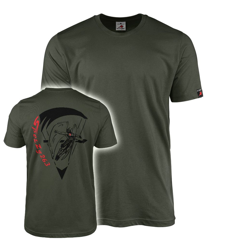 T-Shirt SpezZg 263 Spezialzug Fallschirmjägerbataillon FschJgBtl 263 26 #47223